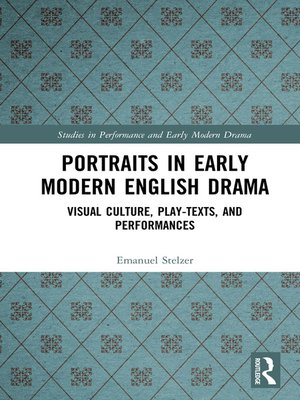 cover image of Portraits in Early Modern English Drama